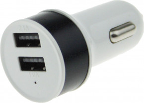    TOTO TZZ-58 Car charger metal 2USB 2.1A Black #I/S