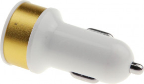    TOTO TZZ-58 Car charger metal 2USB 2,1A Gold #I/S 6