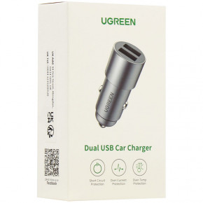  UGREEN USB-A Dual 24W QC ѳ (CD130) (50592) 5