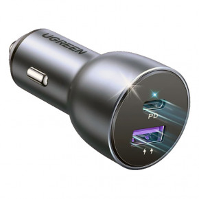  UGREEN QC 3.0+QC 3.0 Dual USB-A 36W Fast Car Charger . ѳ (CD213) (60980) 3