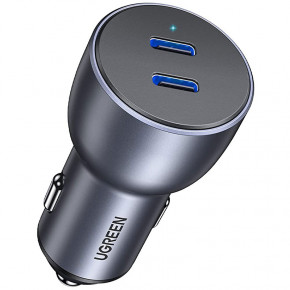  UGREEN QC 3.0+QC 3.0 Dual USB-A 40W Fast Car Charger . ѳ (CD213) (70594)