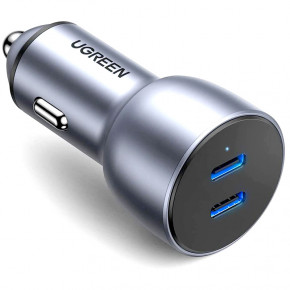  UGREEN QC 3.0+QC 3.0 Dual USB-A 40W Fast Car Charger . ѳ (CD213) (70594) 4