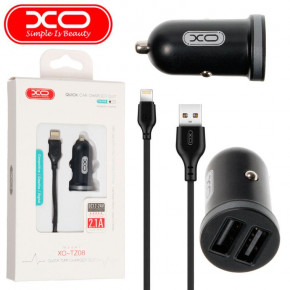    XO TZ08 2USB 2.1A Lightning black 3