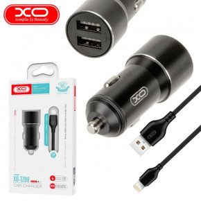    XO TZ09 2USB 2.4A Lightning black 3