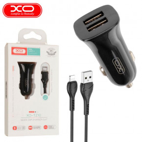    XO TZ10 2USB 2,4A Lightning black 3