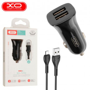    XO TZ10 2USB 2,4A micro-USB black 3