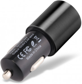    AWEI C-100 Car charger 2USB 2.4A Black #I/S 7