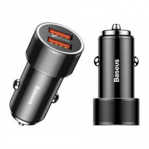    Baseus Small Screw Quick Charge (2USB, 36W) Black 3