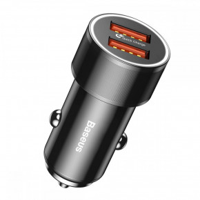    Baseus Small Screw Quick Charge (2USB, 36W) Black 5