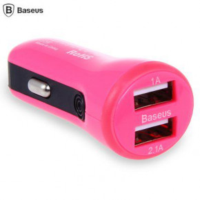   Baseus Tiny  2USB Pink