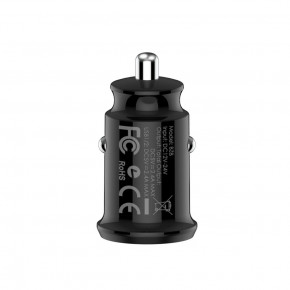    BOROFONE BZ8 MaxRide Dual Port Car Charger Black