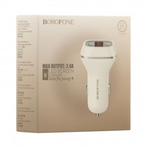    Borofone BZ3 LED 2 USB 2.4A  ׸