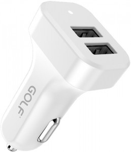    GOLF GF-C11 Car charger 2USB 2.1A White #I/S 3