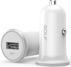    GOLF GF-C5 Car charger 1USB 1A White #I/S 3