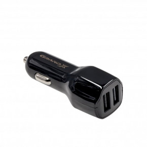    Grand-X (2USB 2.1A) Black (CH-26)