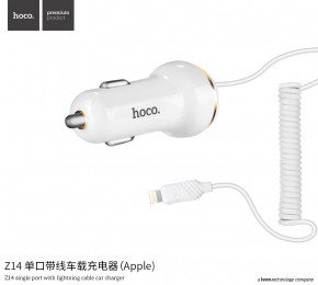   Hoco Lightning Cable Z14 1USB White