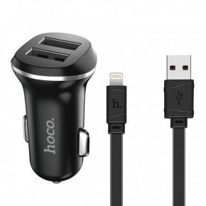    Hoco Z1 c Lightning USB 2USB 2.1 Black 3