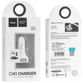    Hoco Z3 Fast Charger (2USB 3.1) White 5