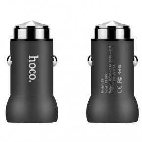    Hoco Z4 QC2.0 (1USB 2) Black 3