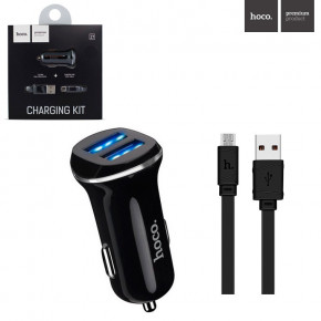    Hoco Z1 2USB 2.1A micro-USB black 5