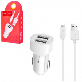    Hoco Z2A 2USB/2,4A+Lightning White