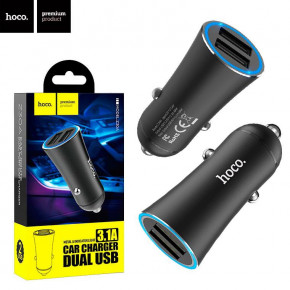    Hoco Z30A 2USB 3.1A black 5