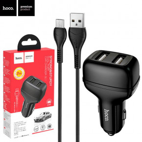    Hoco Z36 2USB 2.4A micro-USB black 5