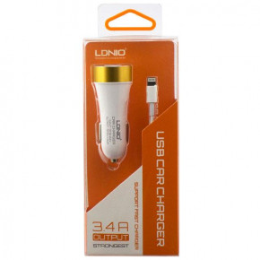    Ldnio DL-C30 2USB 3.4A Lightning white 5