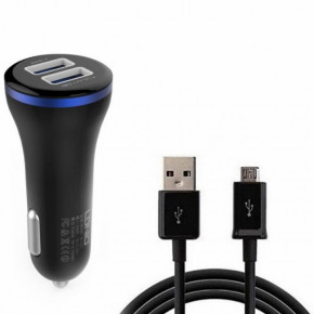    Ldnio DL-C23 + Micro USB Cable (2USB 3.1A) Black