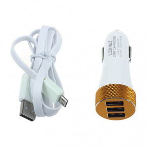    Ldnio DL-C50 + Micro USB Cable (3USB 5.1A) White 5