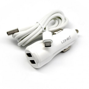    Ldnio C331 + Lightning USB Cable (2USB 3.4A) White 3