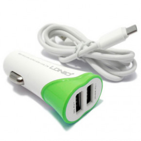    Ldnio C332 + Micro USB Cable (2USB 3.4A) Green