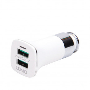    Ldnio C301 + Lightning USB Cable (2USB 3.4A) White 3