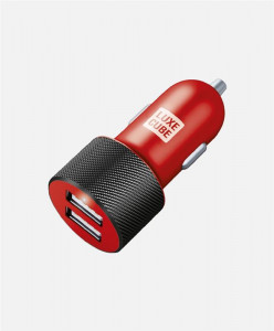    Luxe Cube 2USB 17W Red (8886668686235)