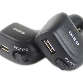    Ozio E-CG34 Dual (1USB 2.4A) Black 4