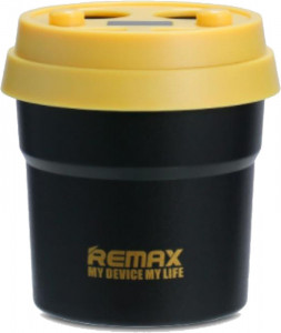    Remax Coffee Cup Car Charger CR-2XP 2USB Black #I/S