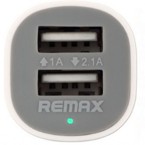    Remax RCC-201 Mini (2USB 2.1A) White 3