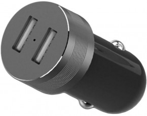    Rock Sitor Plus Car charger 2USB 2,4 A Black #I/S 3