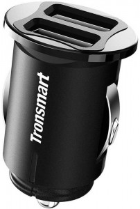    Tronsmart C24 Dual USB Port Car Charger Black #I/S