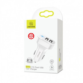    Usams US-CC087 C13 2.1A (2 USB) White