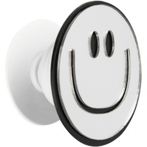   PopSocket Mirror Smile Silver