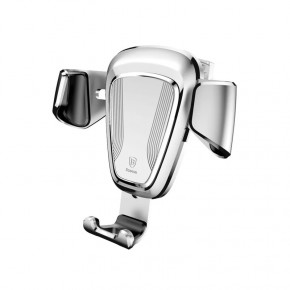    Baseus Gravity Car Mount Silver (3104-15079) 6