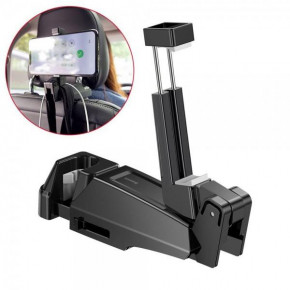  Baseus backseat vehicle phone holder hook black