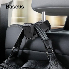  Baseus backseat vehicle phone holder hook black 3