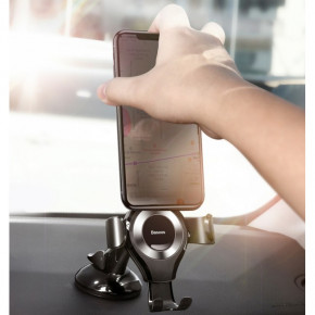  Baseus Osculum Type Gravity Car Mount Black 4