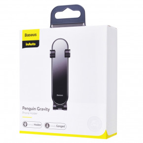  Baseus Penguin gravity phone holder Black SUYL-QE01 3