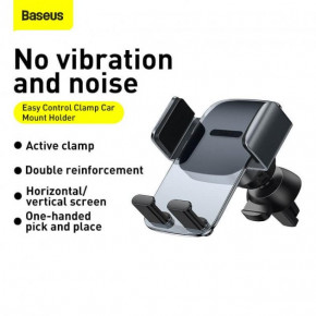  BASEUS Easy Control Clamp Car Mount Holder (Air Outlet Version) |4.7-6.7|  (SUYK000101) 9