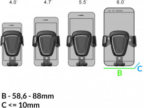  Baseus Gravity Silver (SUYL-0S) 5