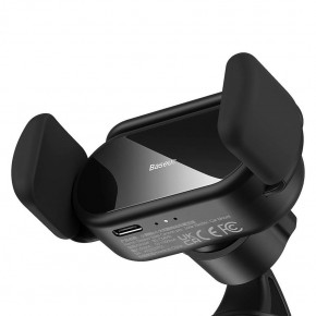    Baseus Steel Cannon pro Solar Electric Car Mount Black (SUGP010001) 6