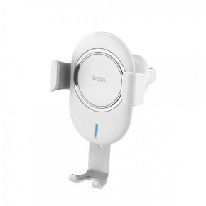  Hoco CW17 Wireless Car Charger White (BS-000064298)